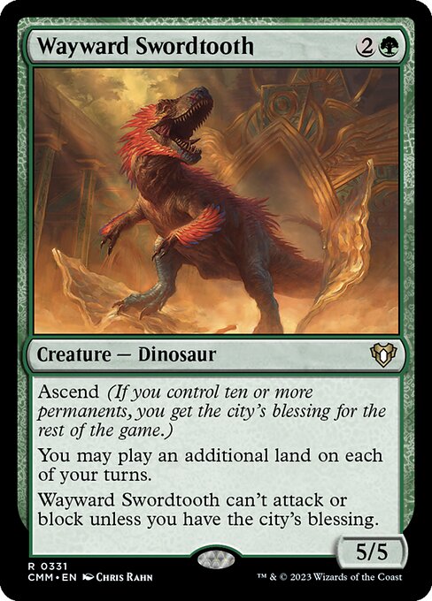 Wayward Swordtooth (Rivals of Ixalan)